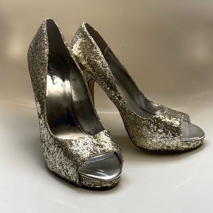 Michael Antonio sparkling heels.